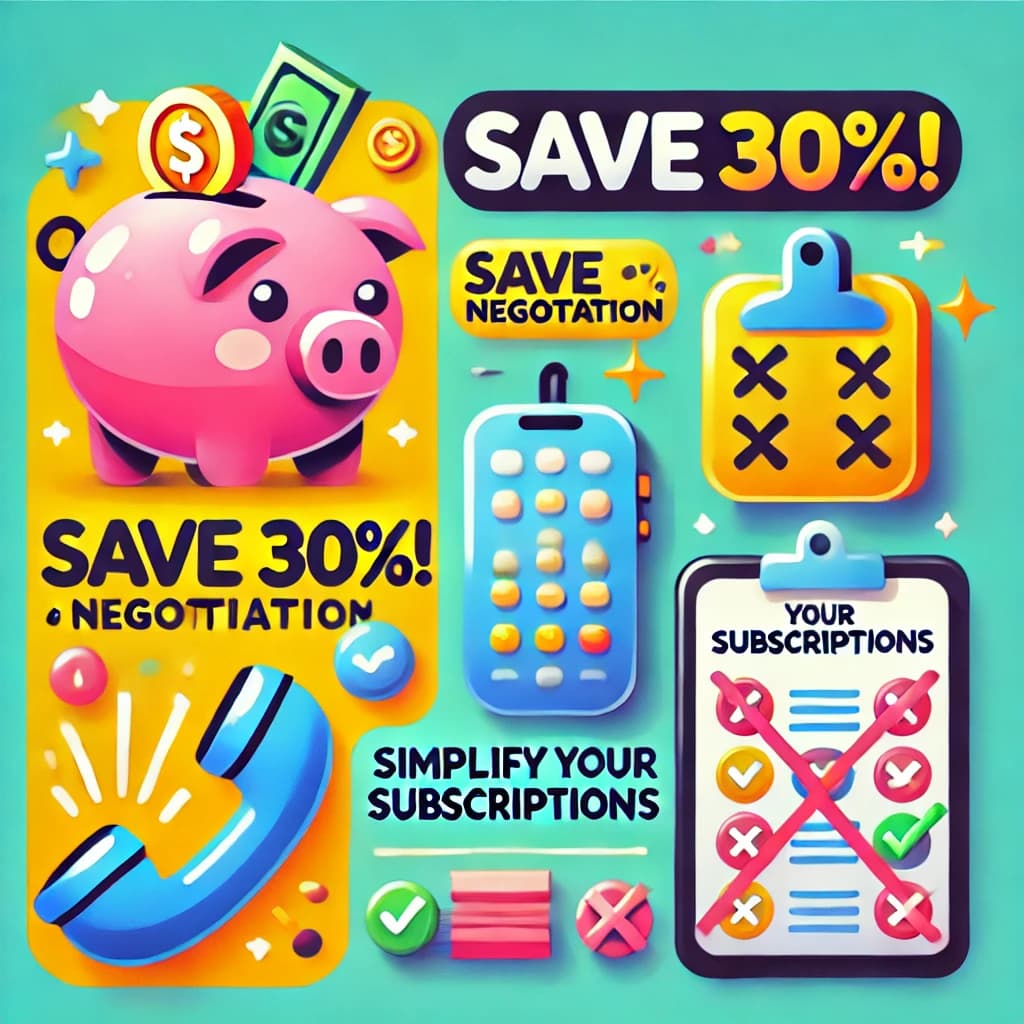 Take Stock of Your Subscriptions: Save Up to 30%