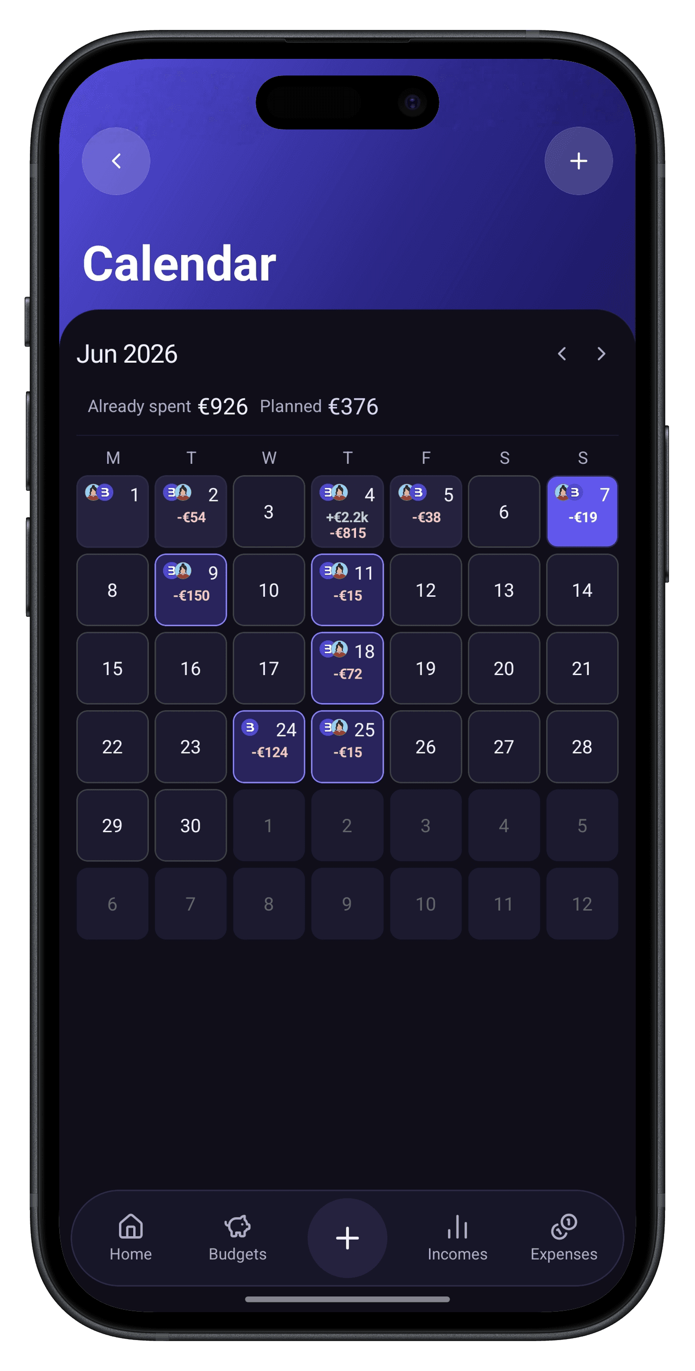 Let recurring entries come back on their own